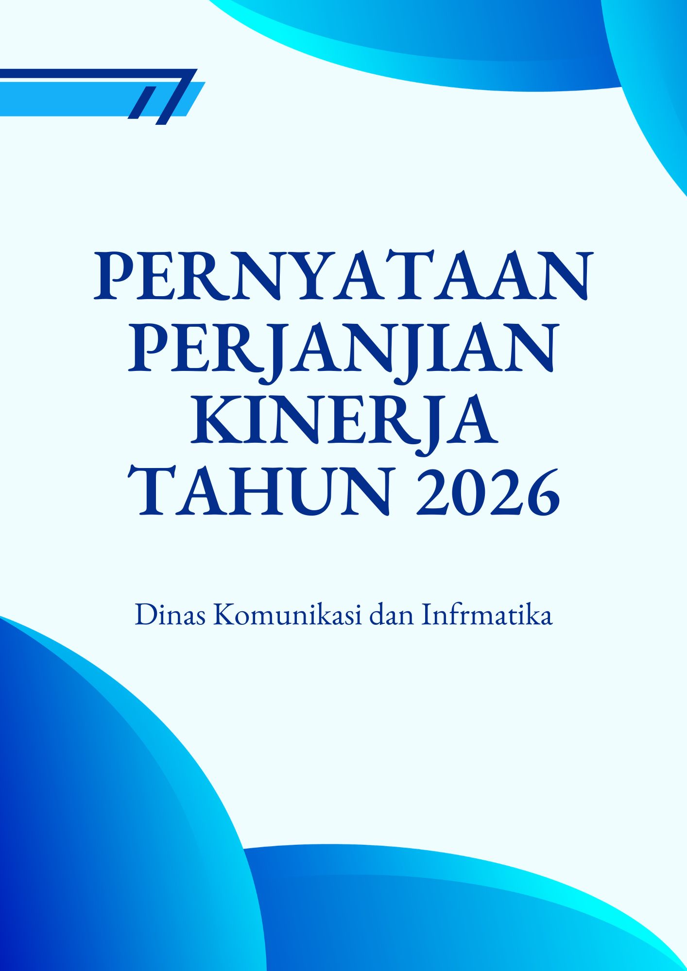 Pernyataan Perjanjian Kinerja Diskominfo Tahun 2026