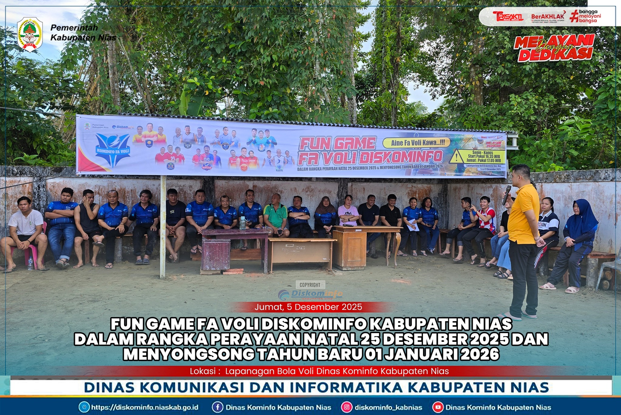 Dinas Komunikasi dan Informatika Kabupaten Nias Gelar Fun Game Favoli Menyongsong Natal dan Tahun Baru