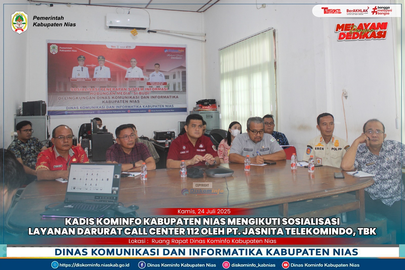 Sosialisasi Penggunaan Layanan Darurat CALL CENTER 112
